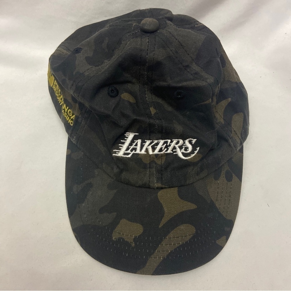 Los Angeles Lakers NBA Promo Army Fatigue Dad Strapback Hat - Picture 1 of 10